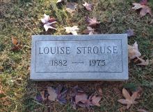 Louise Strouse's monument