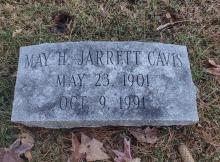 May H. Jarrett Cavis's monument
